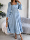 High waist bridesmaid dress with ruffles for women | Perfect for spring/summer