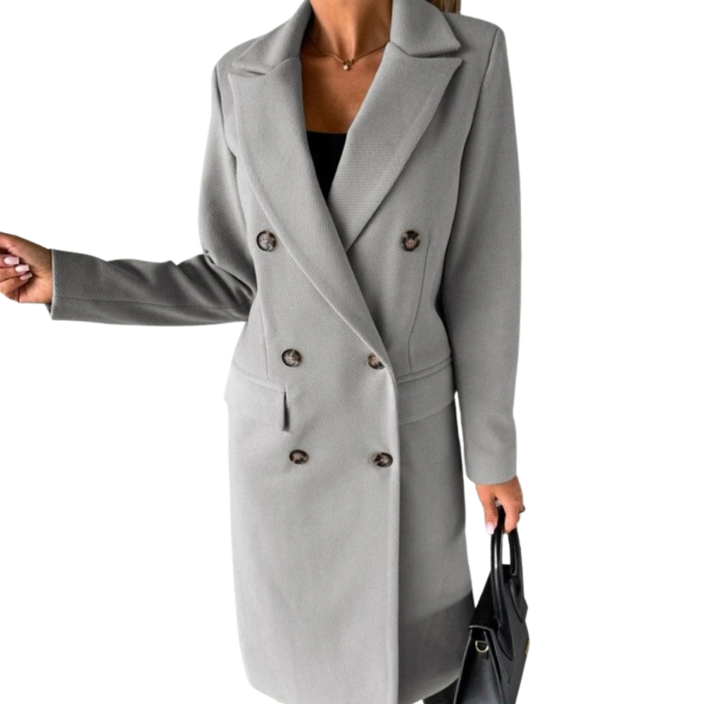 Sophie - Elegant winter coat for women - Wool look