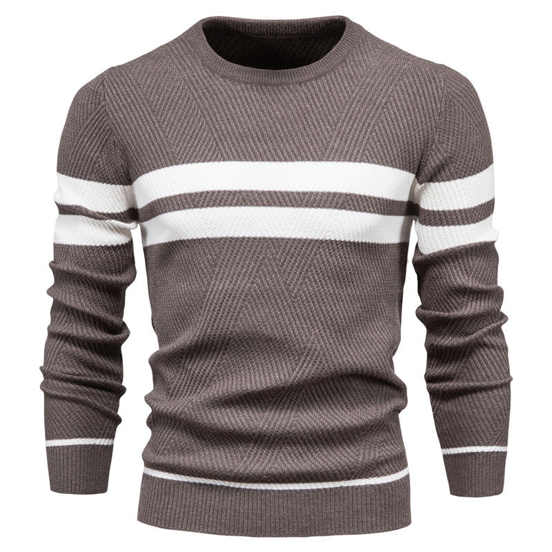 Elias - Casual striped sweater for men