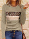 Women's leopard print shirt with long sleeves | Perfect for all seasons