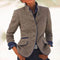 Elegant | Long-sleeved, solid color business vest