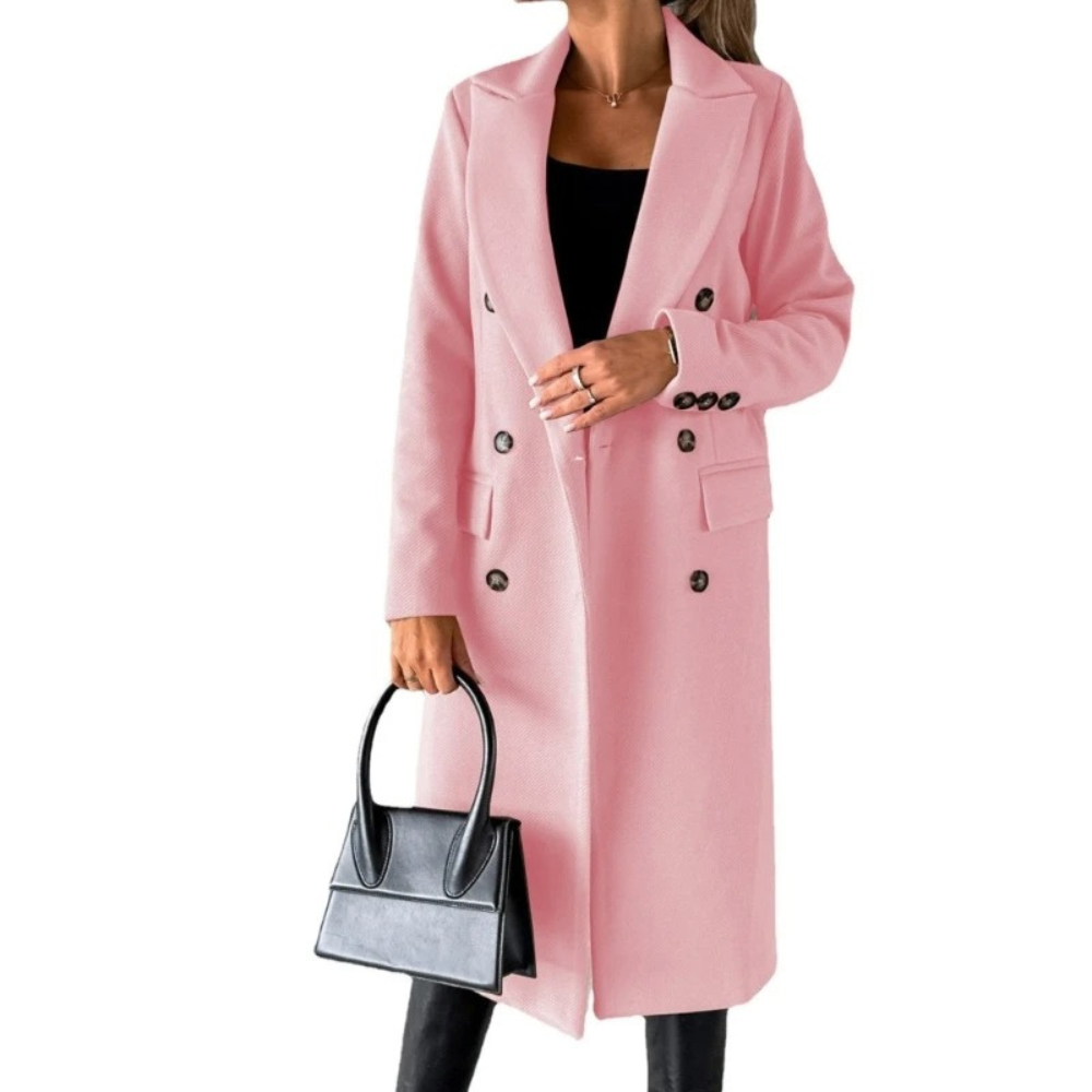 Sophie - Elegant winter coat for women - Wool look