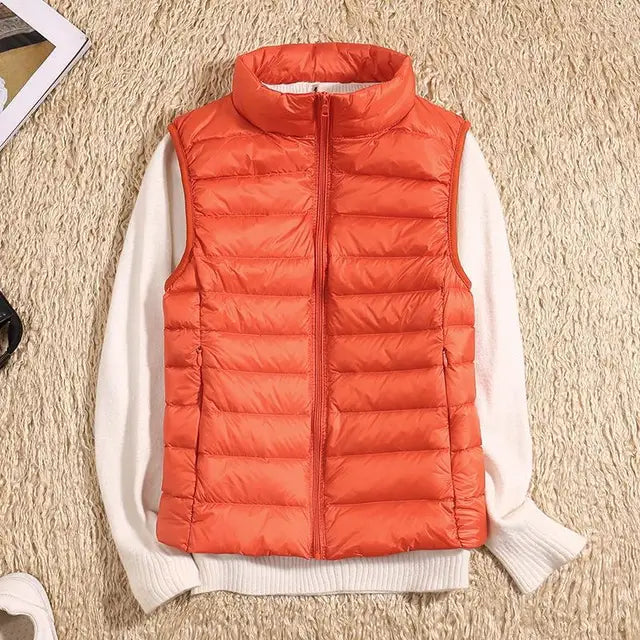 Ultralight down vest for women