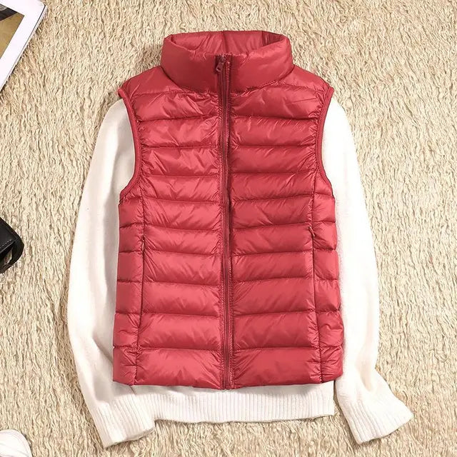 Ultralight down vest for women