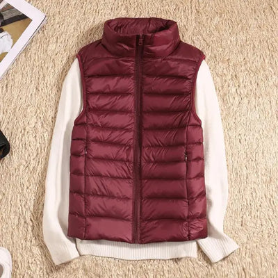 Ultralight down vest for women