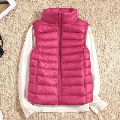 Ultralight down vest for women