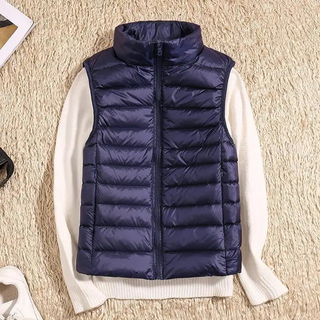 Ultralight down vest for women