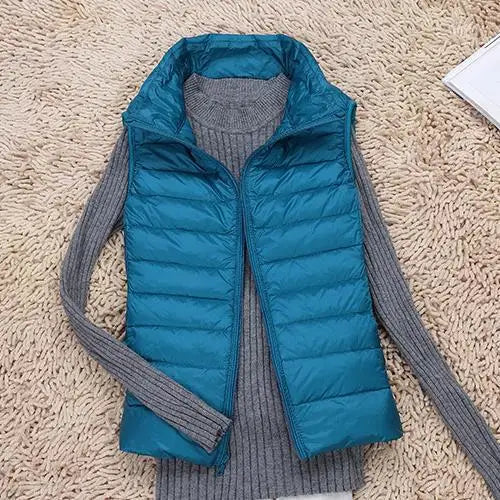 Ultralight down vest for women