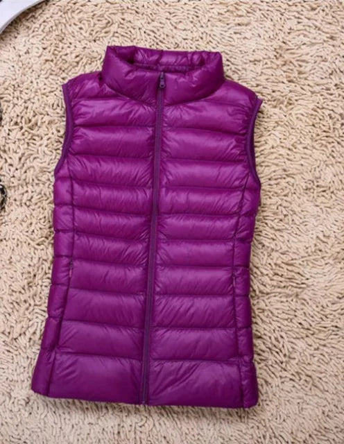 Ultralight down vest for women