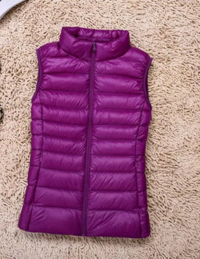 Ultralight down vest for women