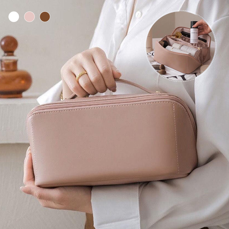 Portable PU Travel Cosmetic Storage Bag