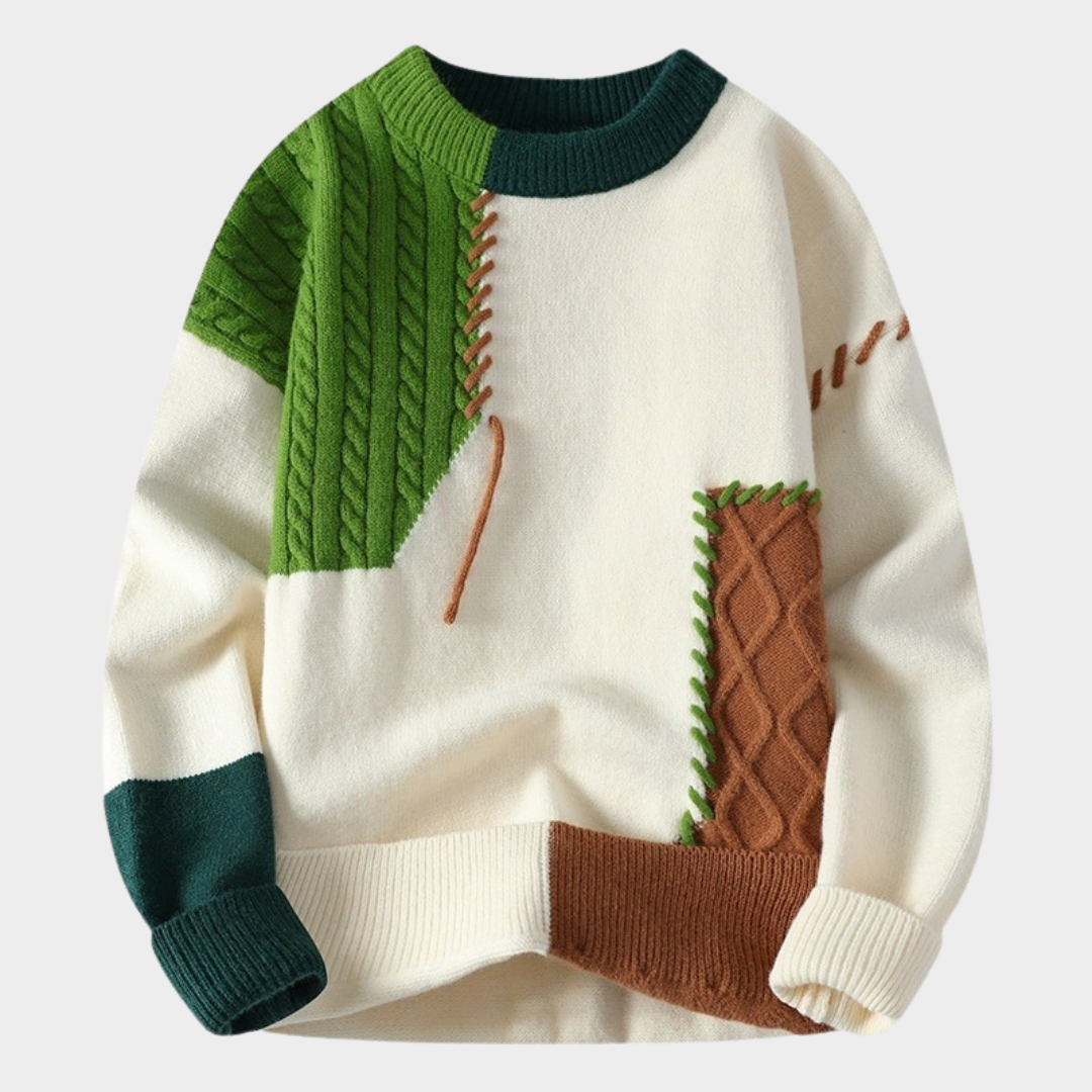 Spectrum - Patchwork sweater