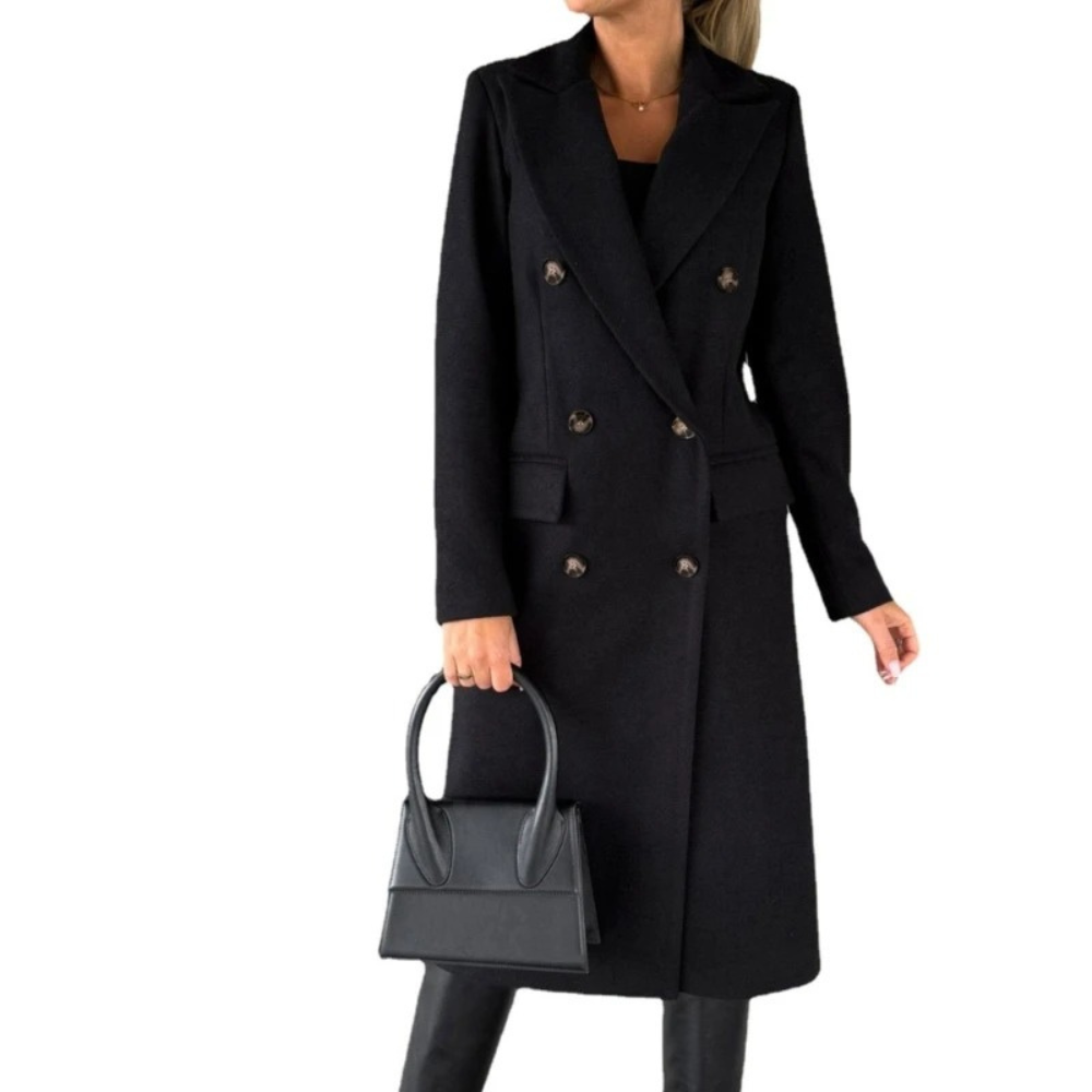 Sophie - Elegant winter coat for women - Wool look