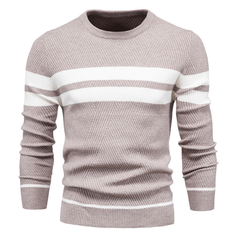 Elias - Casual striped sweater for men