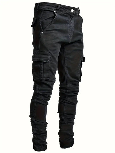 Stylish men's cargo pants with pockets Comfortable, breathable