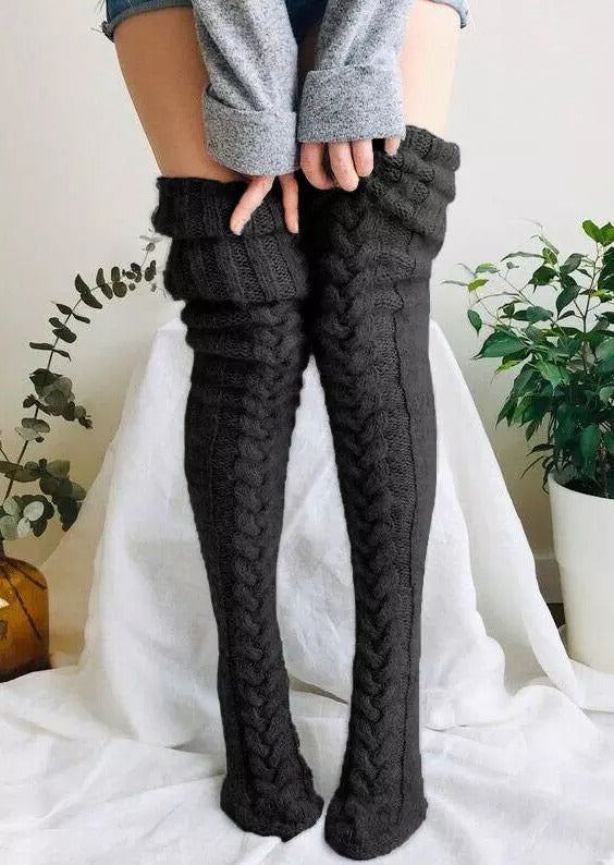 Grandfaux - Long wool socks for women