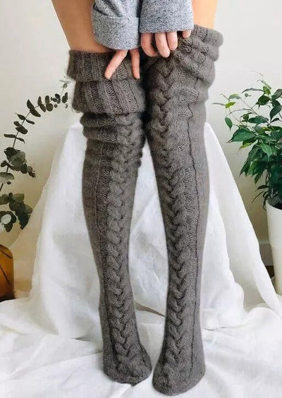 Grandfaux - Long wool socks for women