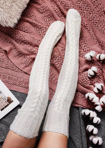 Grandfaux - Long wool socks for women