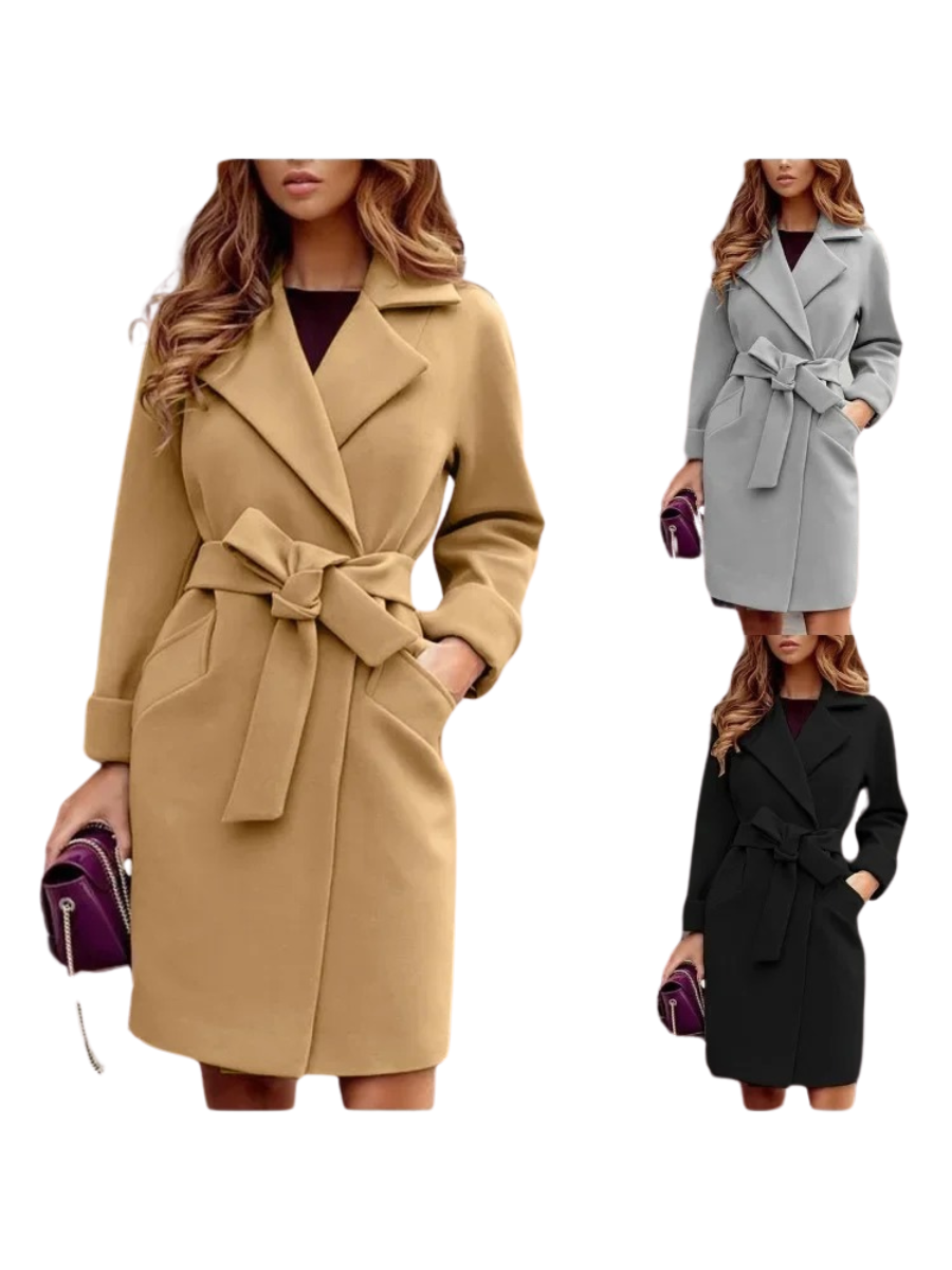 Sofie - Women's Winter Coat - Long Coat - Double buttons