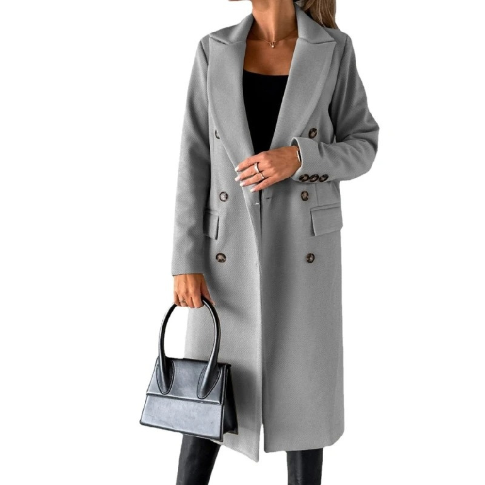 Sophie - Elegant winter coat for women - Wool look