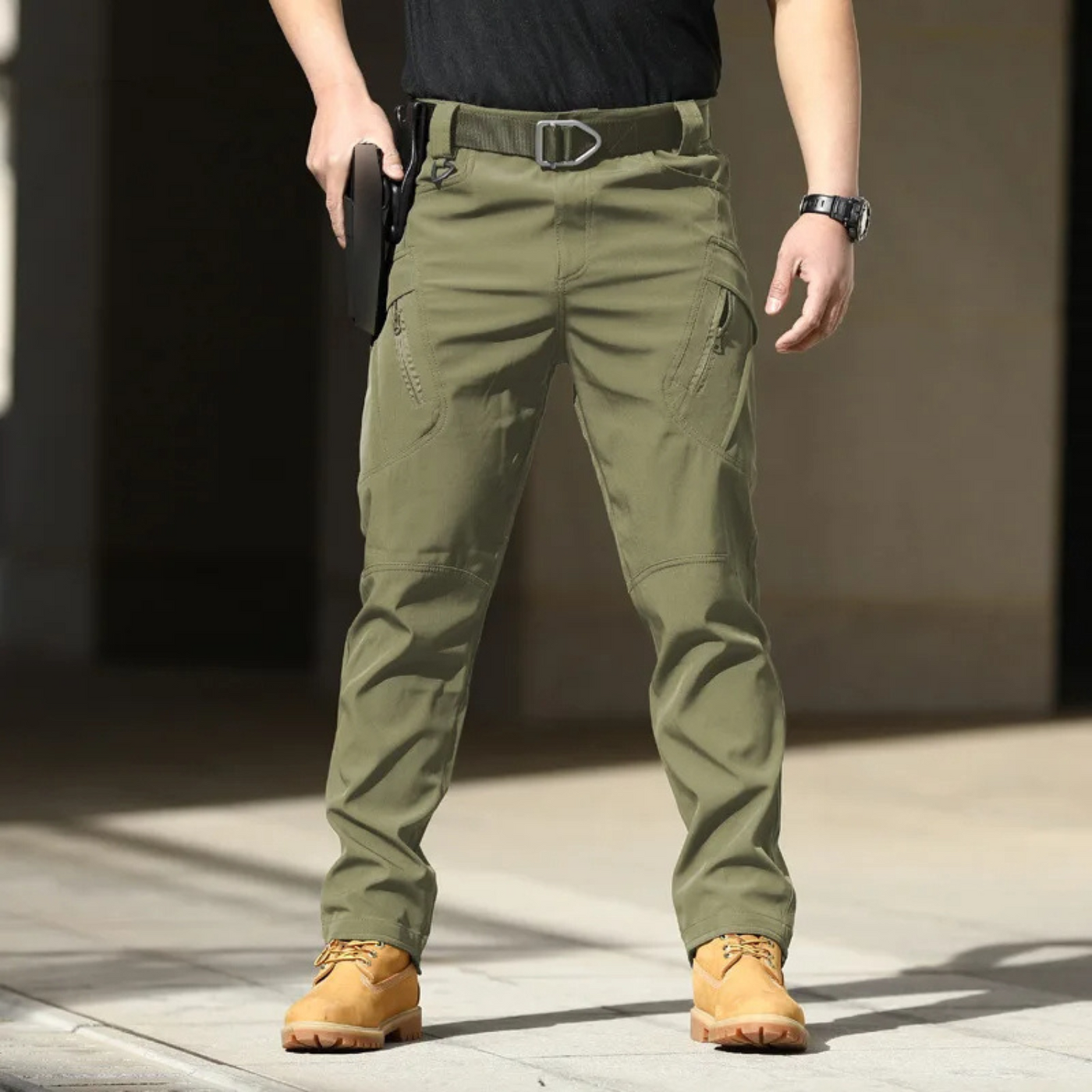 FlexOld - Tactical cargo pants for men - waterproof work pants with pockets