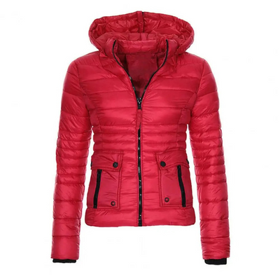 Clara - Quilted winter jacket for women - adjustable hood - lightweight