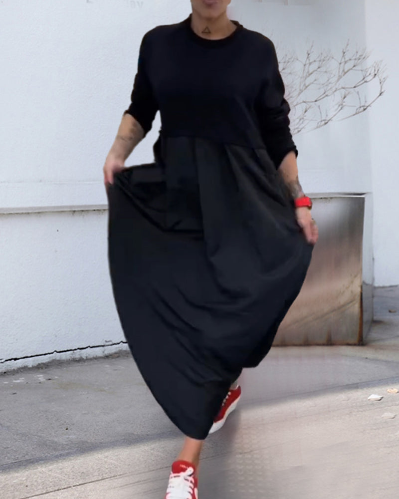 Nova Maxi | Solid Casual Dress