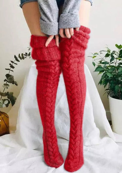 Grandfaux - Long wool socks for women