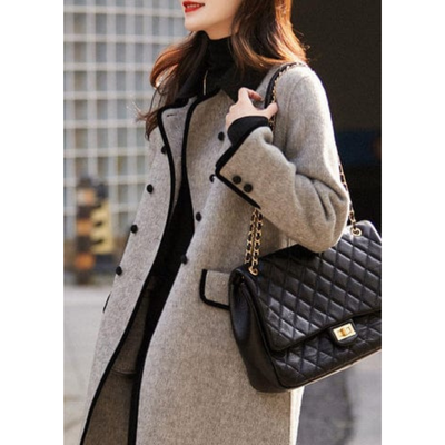 Long winter trench coat for women | Long sleeve