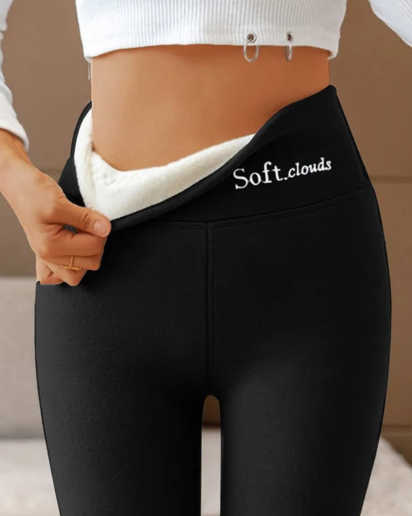 Zyla | Soft and warm fleece leggings