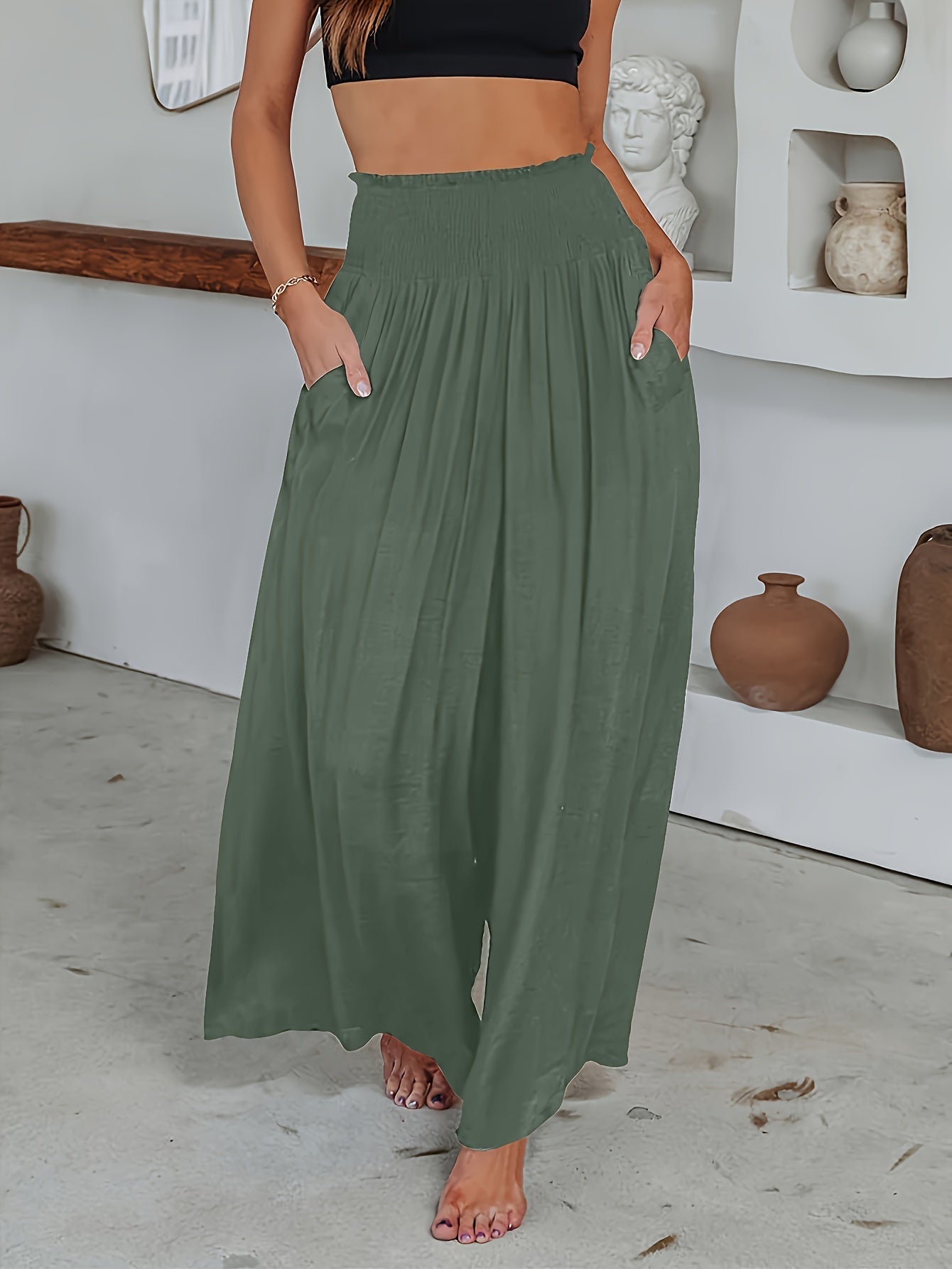 Noor - Casual Wide Leg Pants