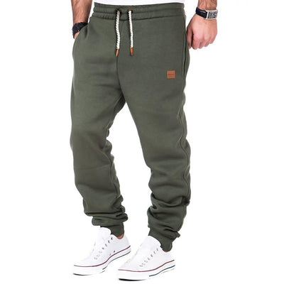 Max Comfort | Men's solid color sweatpants with drawstring and elastic waist