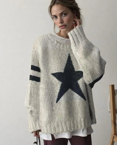 Popular long sleeve crew neck sweater