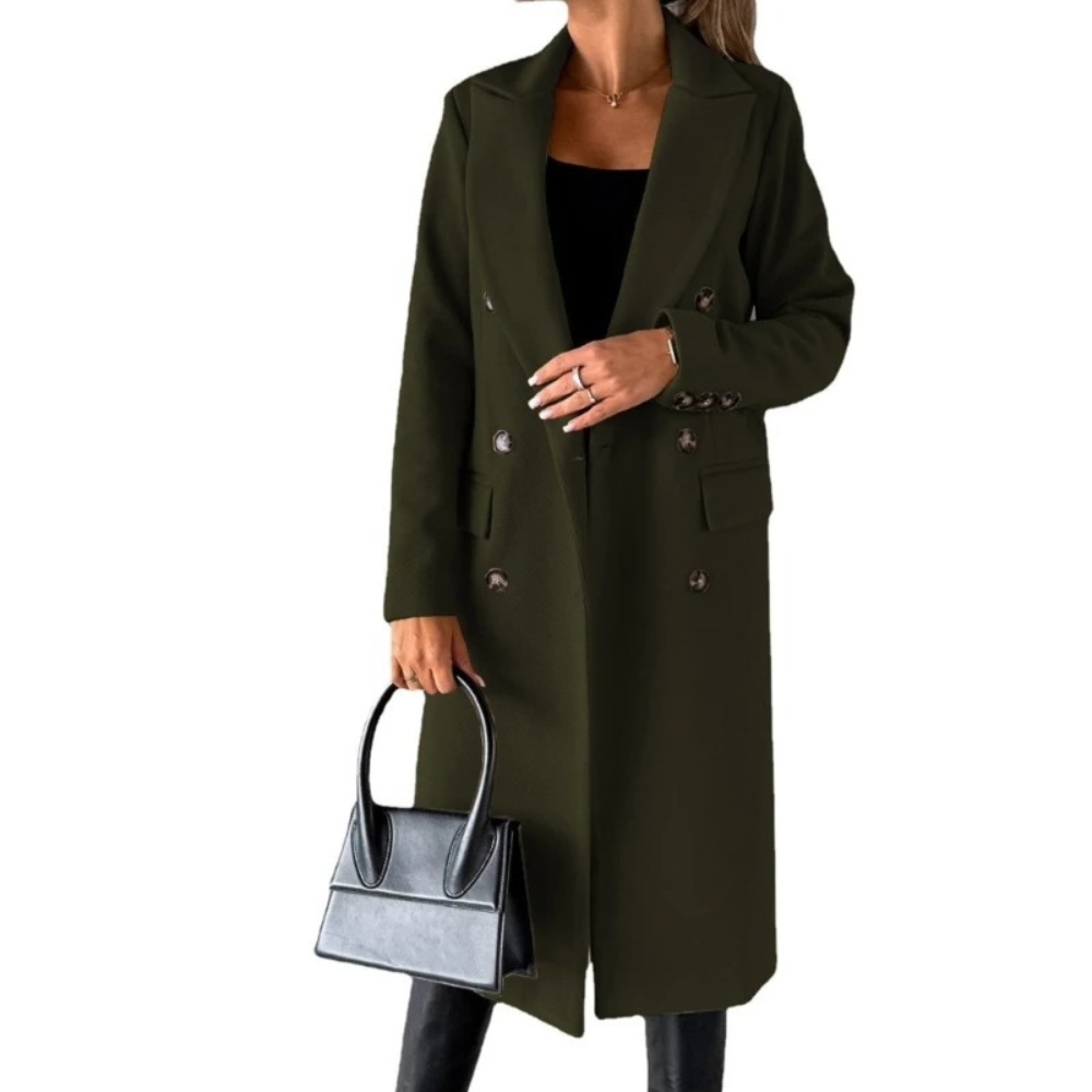 Sophie - Elegant winter coat for women - Wool look