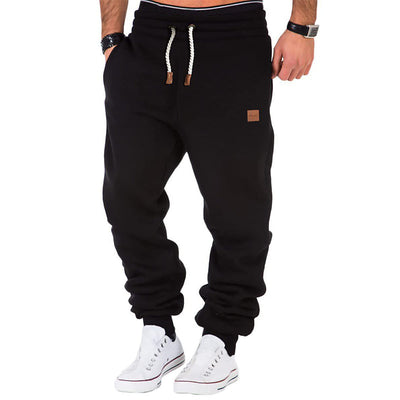 Max Comfort | Men's solid color sweatpants with drawstring and elastic waist