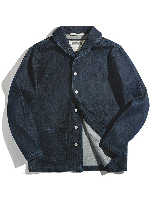 Men's American Casual vintage-inspired denim jacket