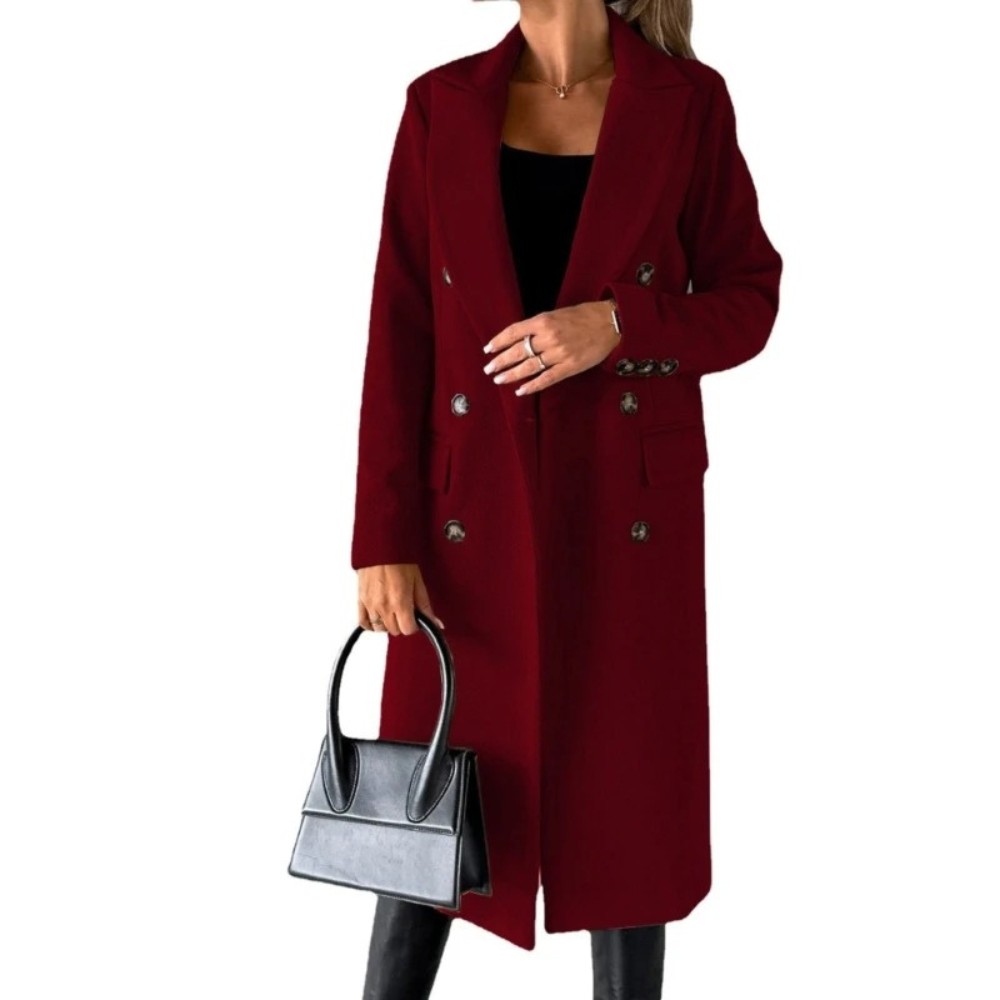 Sophie - Elegant winter coat for women - Wool look