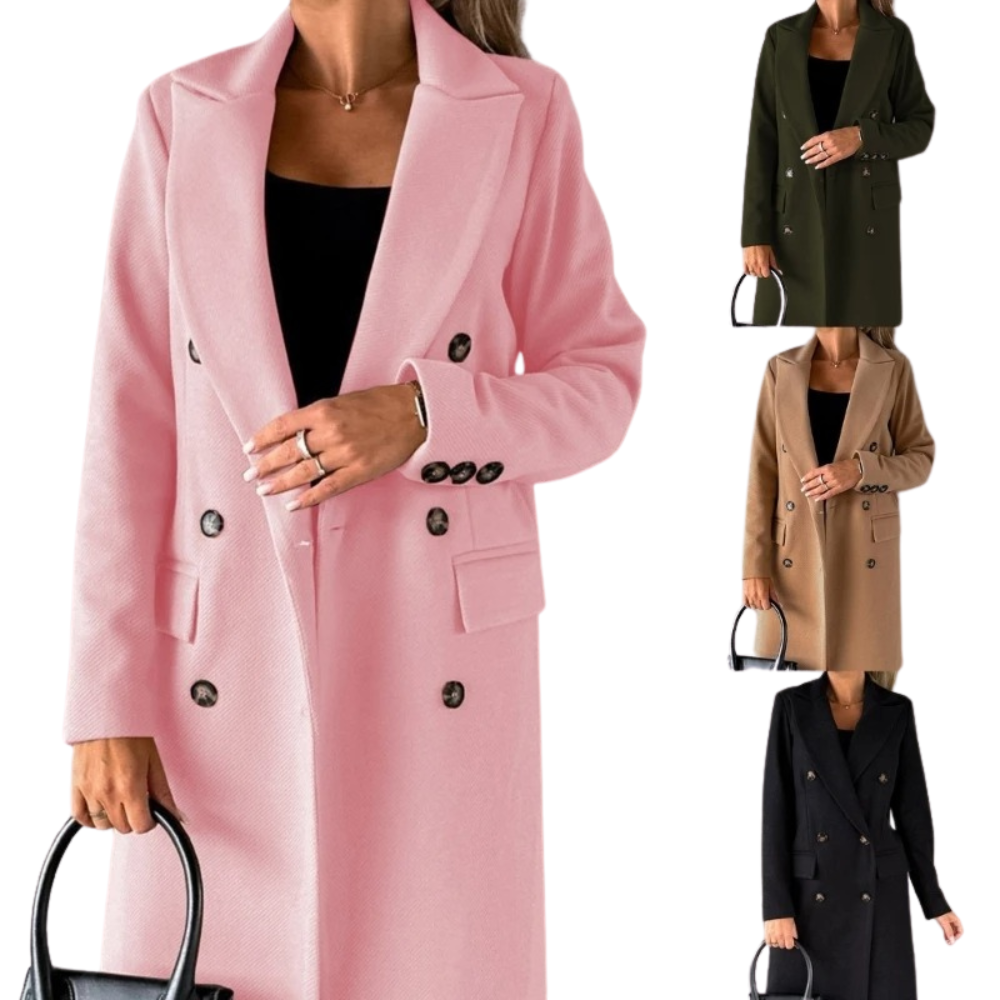 Sophie - Elegant winter coat for women - Wool look