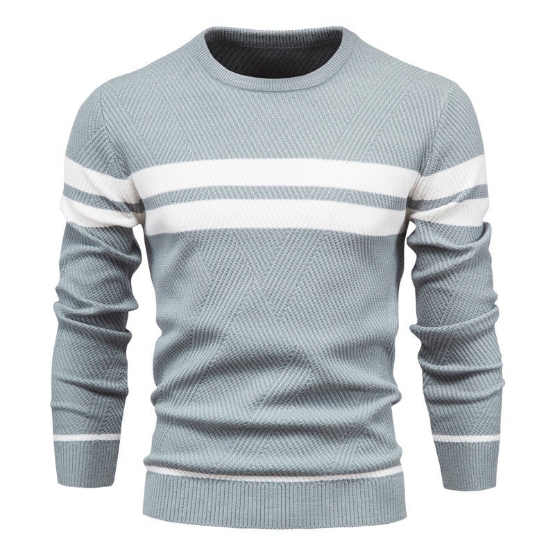 Elias - Casual striped sweater for men