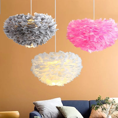 Aurora - Unique Feather Chandelier