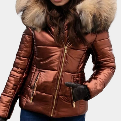 Isana - Soft padded hooded jacket for women