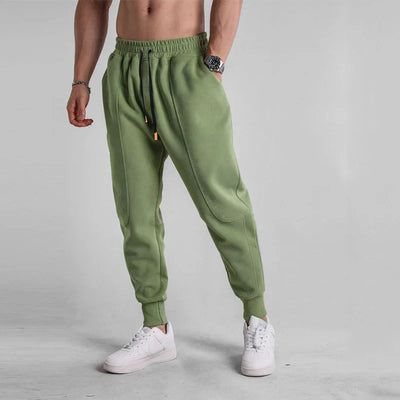 Sporty cotton sweatpants for men