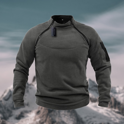 Windproof and tactical fleece sweater for men