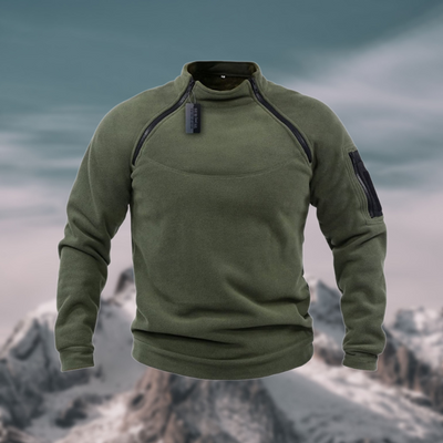 Windproof and tactical fleece sweater for men