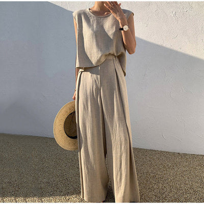 Kory | Two-piece linen suit