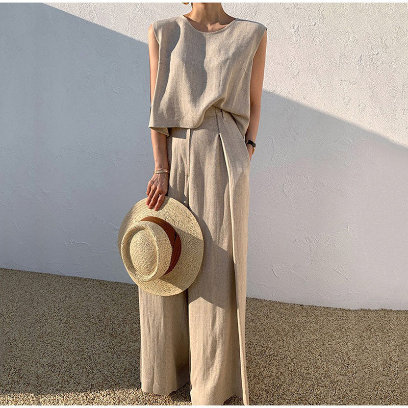 Kory | Two-piece linen suit