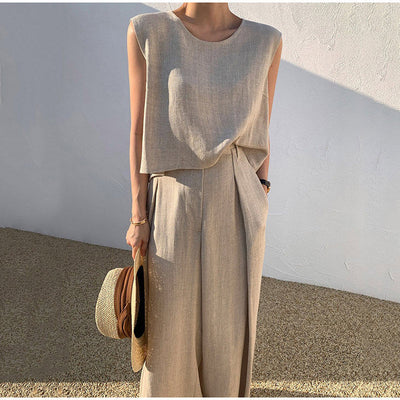 Kory | Two-piece linen suit