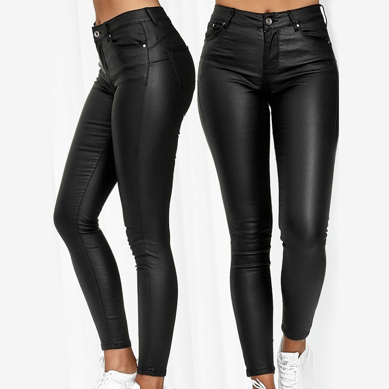 Stretch | Stretchable Leather Pants