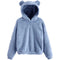 Hoodie with bear ears for women