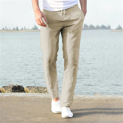 Lightweight linen trousers for men, casual and comfortable